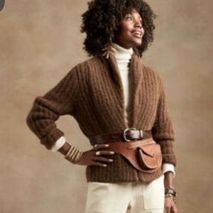 BANANA REPUBLIC Alpaca Blend Shawl Collar Cardigan